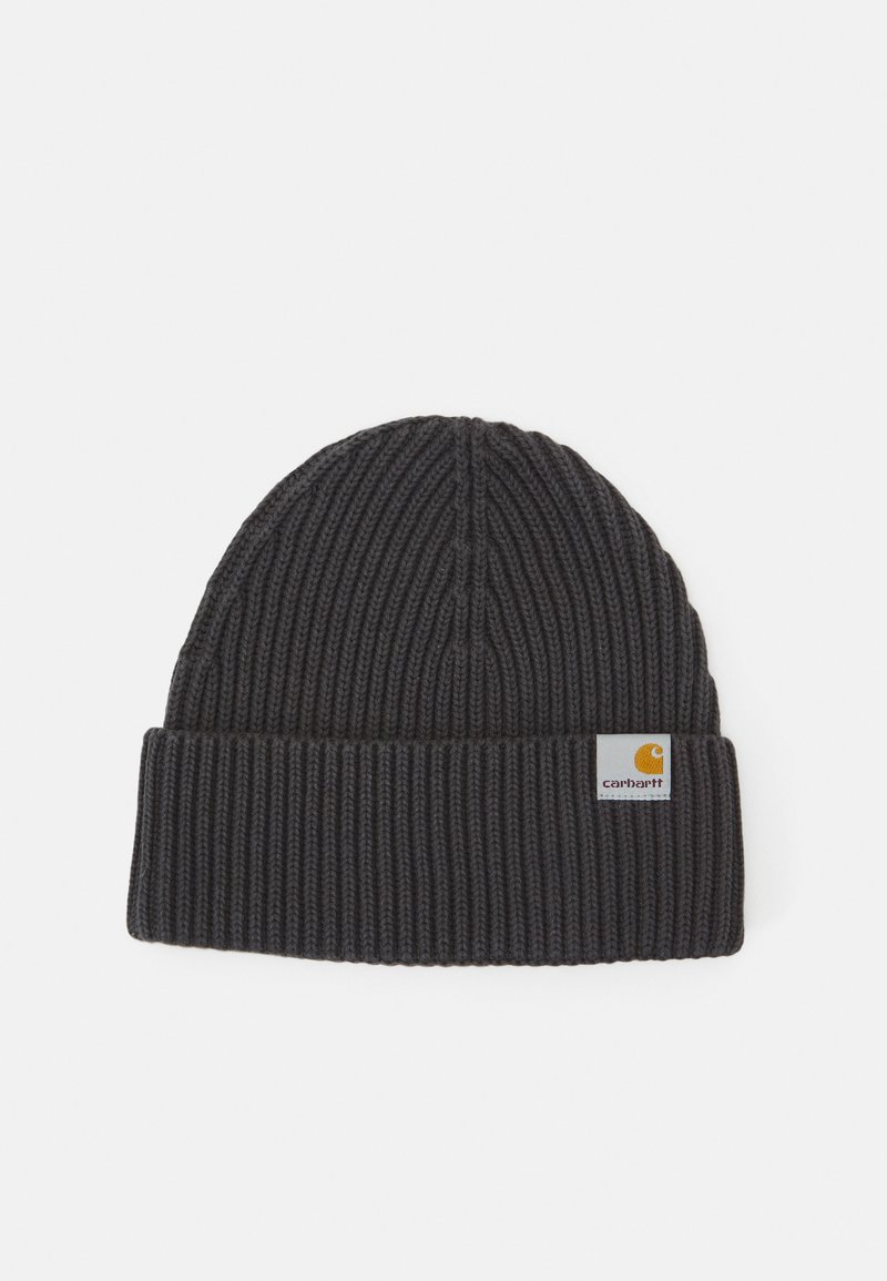 Carhartt WIP BURBANK BEANIE UNISEX vulcan/vert foncé