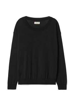 Falconeri, ROUND NECK - Striktrøje - Black