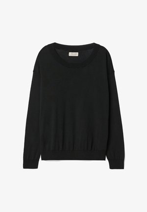 Falconeri, ROUND NECK - Striktrøje - Black