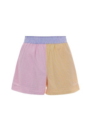 MC2 Saint Barth, Shorts - seersucker stripes v mix emb
