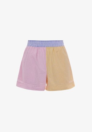 MC2 Saint Barth, Shorts - seersucker stripes v mix emb