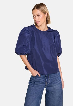 ISABEL SOLID - Bluse - blue