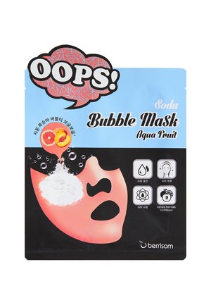 BUBBLE MASK AQUA FRUIT 3 PACK - Masque visage - neutral