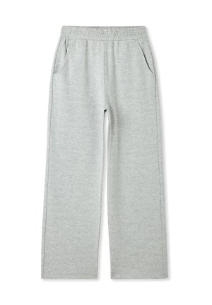Terranova TUTA PESANTI WIDE - Pantaloni sportivi - grigio chiaro melange
