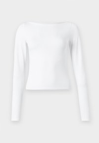 EMEA FLAT SEAMLESS BOAT NECK - Hosszú ujjú felső - bright white