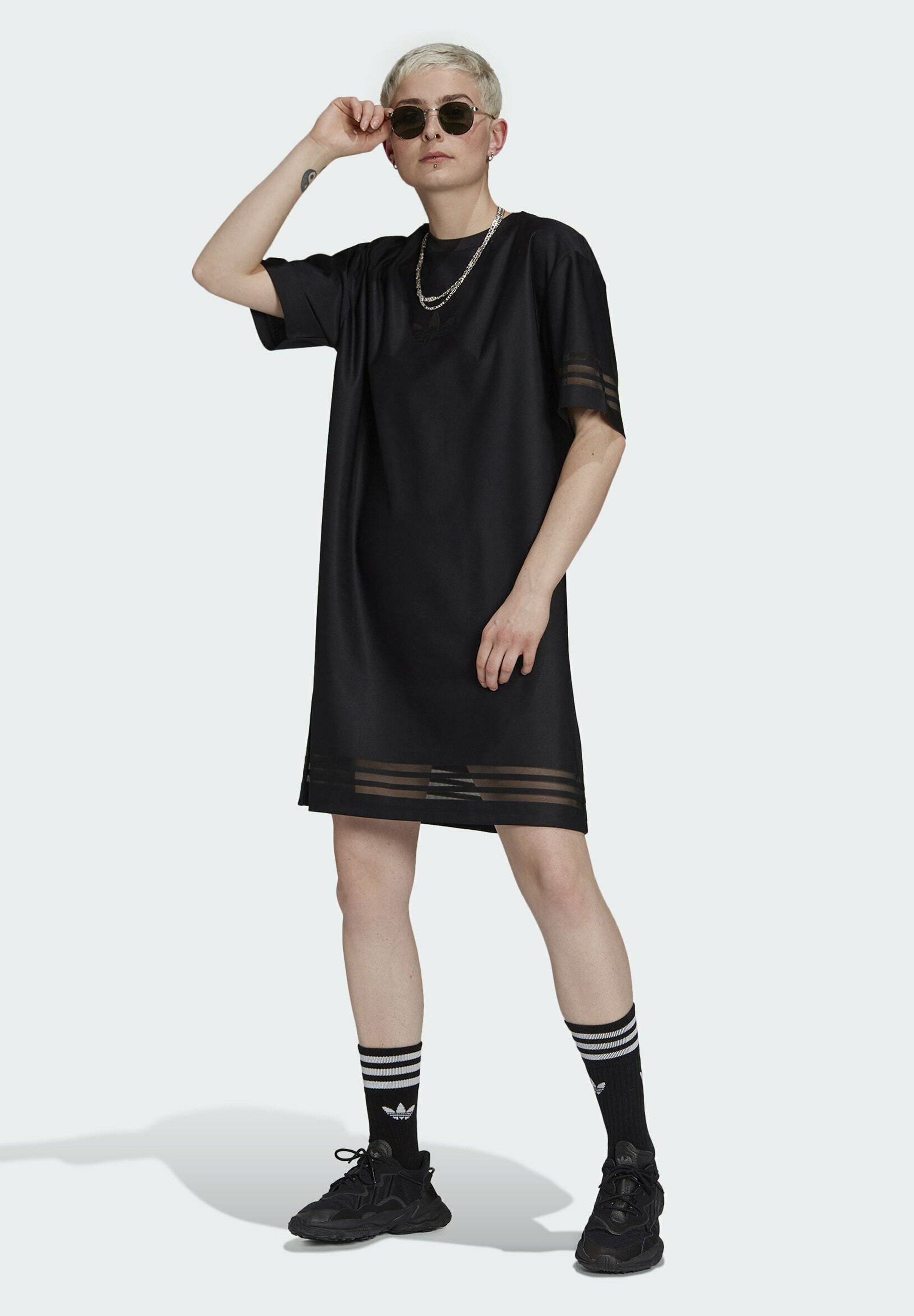 adidas Originals Abito a camicia - black/nero - Zalando.it