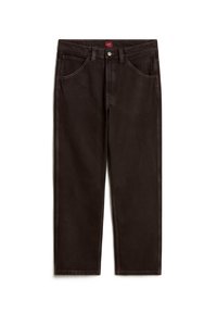 SKATE CHECK LOOSE - Jeans baggy - medium grey