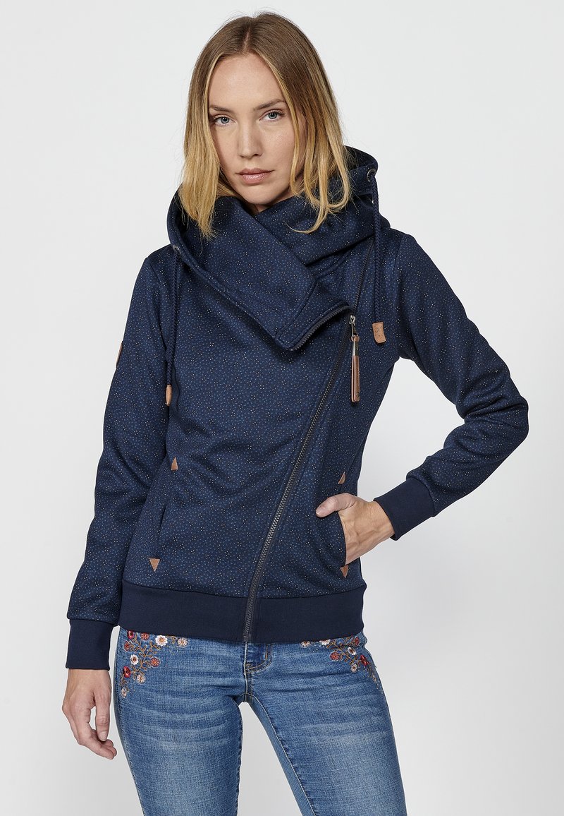 Koroshi Mikina so zipsom - navy