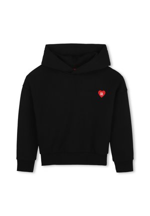 HUGO Kids, HOODED SWEATSHIRT - Hoodie - black