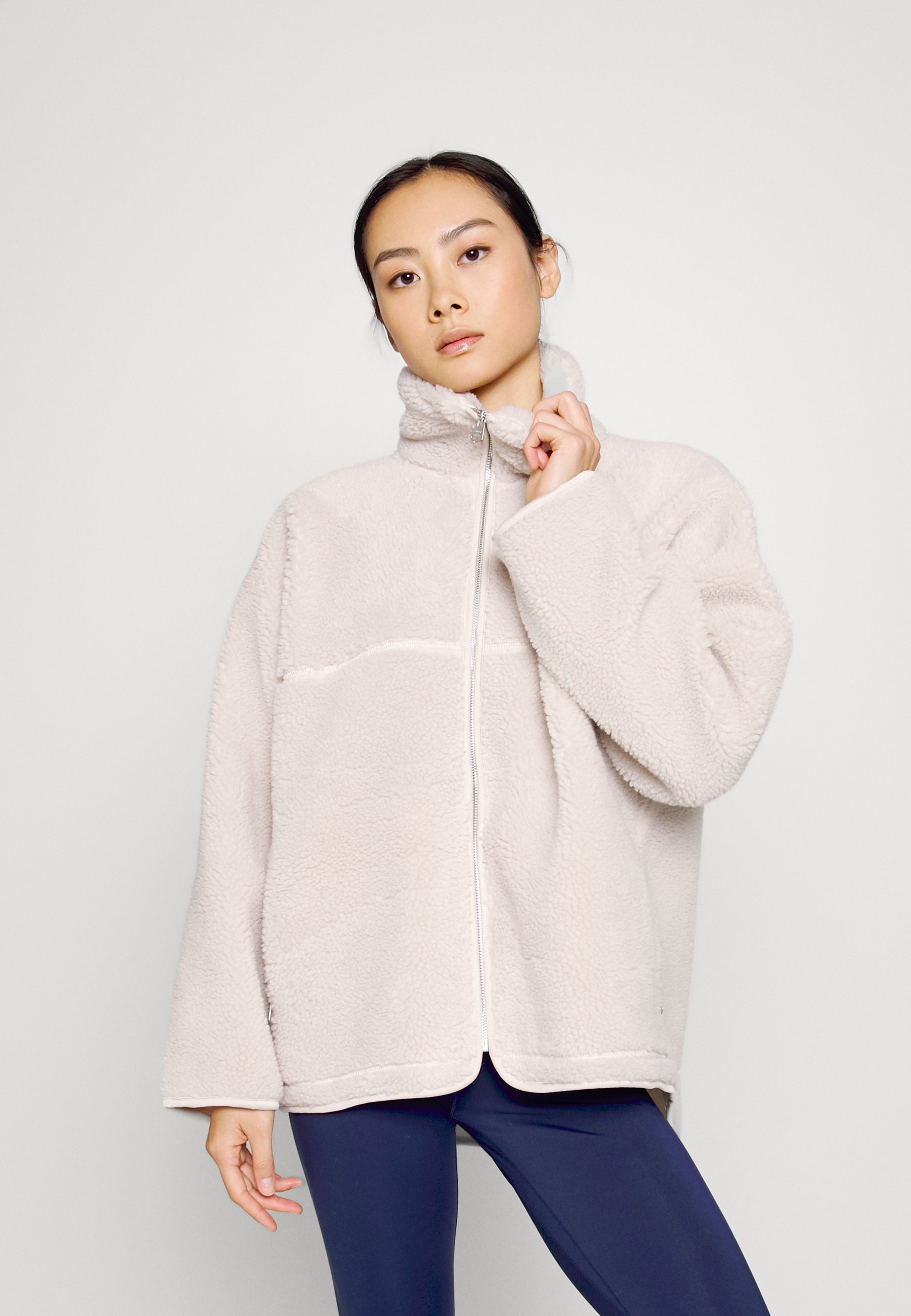 High Neck Arket Pile Coat Pile Jacket Arket Hooded Fleece Jacket