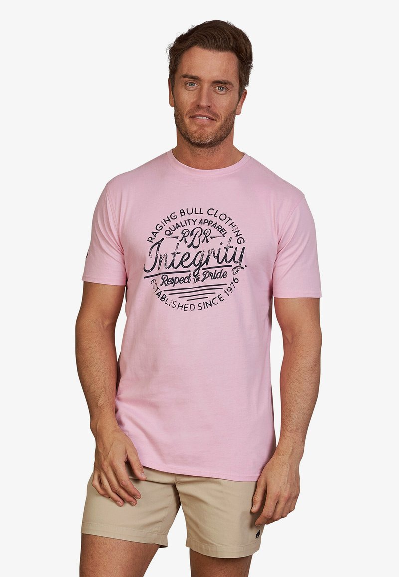 Raging Bull T-Shirt print - pink - Zalando.de