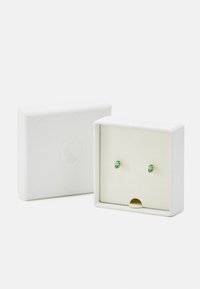 Swarovski CHROMA STUD EARRINGS PEAR CUT - Pendientes - green