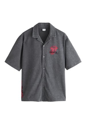Next, REGULAR FIT - LICENSE SNOOPY  SHORT SLEEVE  - Camisa - charcoal grey