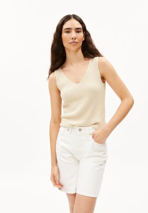 ARMEDANGELS CAARO LINO - Top - raw white