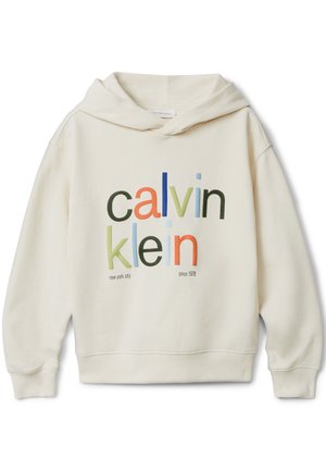 LOGO GRAPHIC - Felpa con cappuccio - whitecap gray