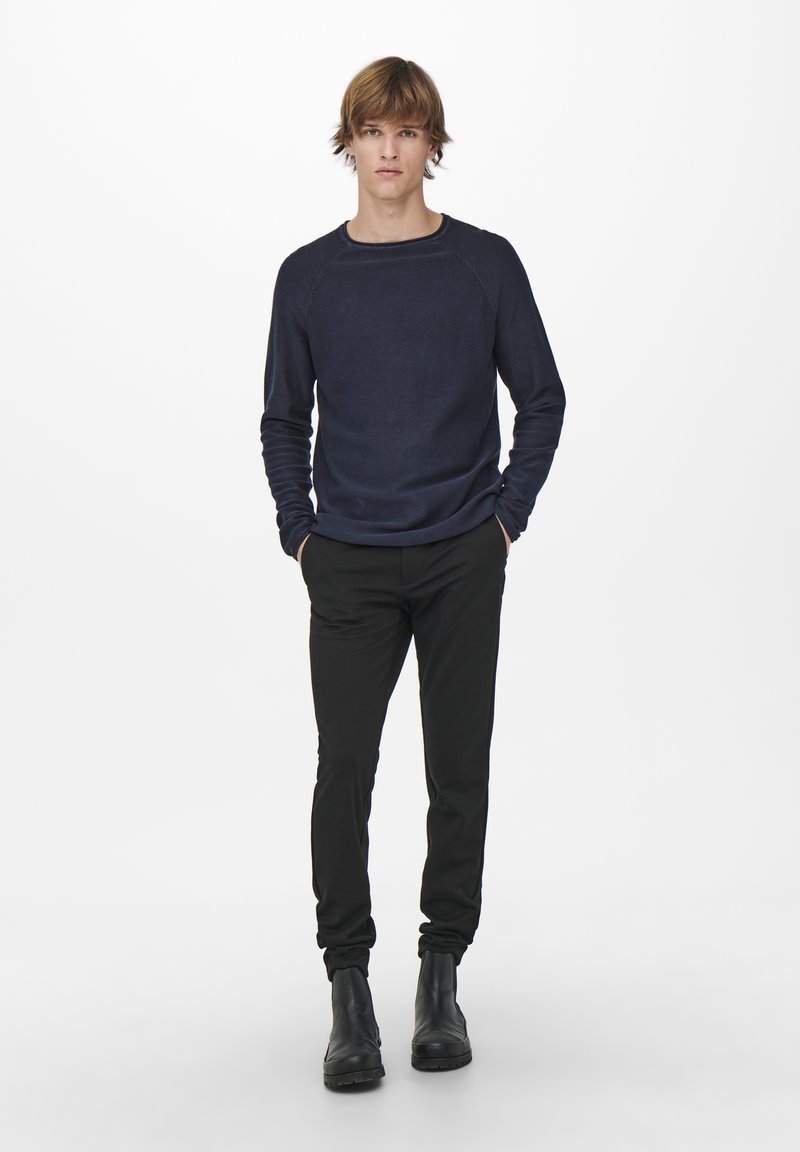 Dark Blue Raglan Only & Sons ONSDEXTOR RAGLAN - Maglione - dark navy/blu scuro - Zalando.it
