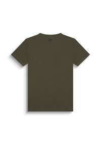 Antony Morato REGULAR FIT AND FLOCK - Camiseta estampada - army