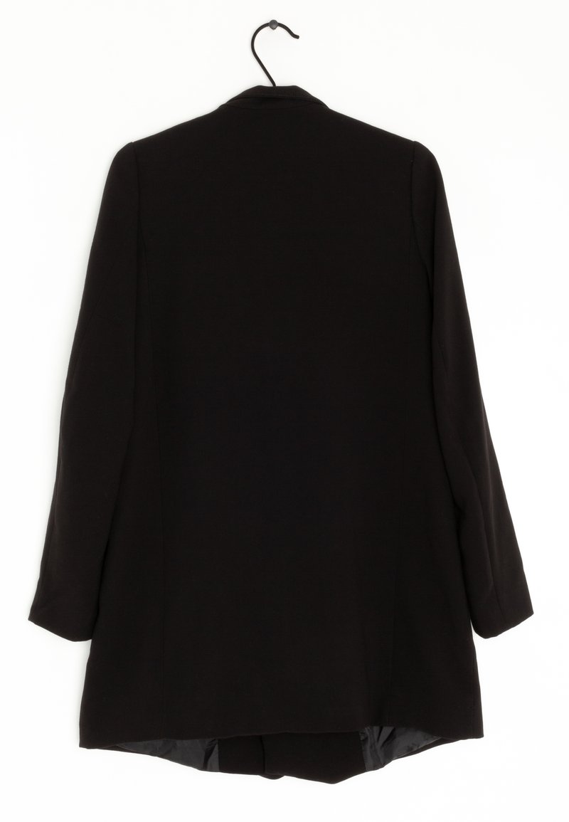 Stradivarius Abrigo corto black/negro (Segunda mano)