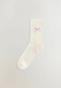 Next CUSHION 3 PACK WITH ARCH SUPPORT - Sokken - cream bows