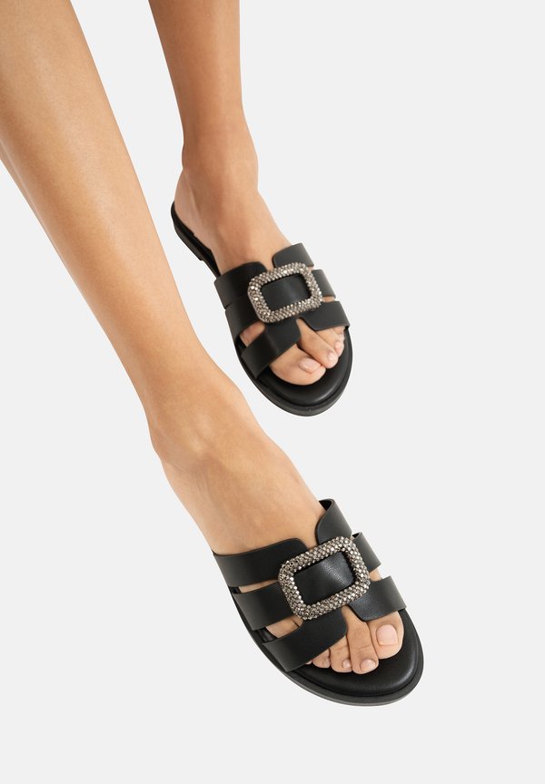 Badesandale - schwarz