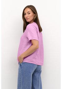 Cream CRBELLIS SHORT SLEEVE - Blúzka - cyclamen