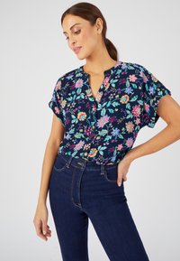 Damart Camicetta - marine fleuri