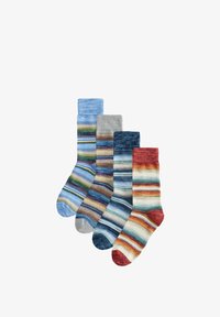 Neselectat, blue/red/grey ombre striped