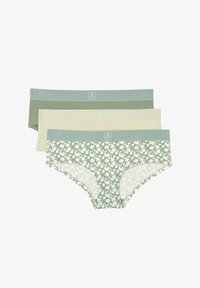 Non selezionato, green sea foam floral print