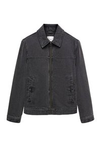 Mango PAUL Giacca di jeans black denim/nero denim