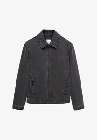 Mango PAUL Giacca di jeans black denim/nero denim