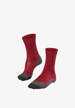 FALKE TK2 COOL TREKKING - Chaussettes de sport - ruby