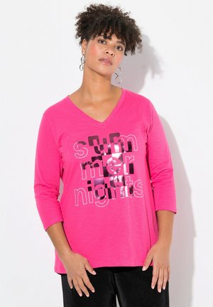 A-LINIE STATEMENT 3/4-ÄRMEL - Langarmshirt - hibiscus pink