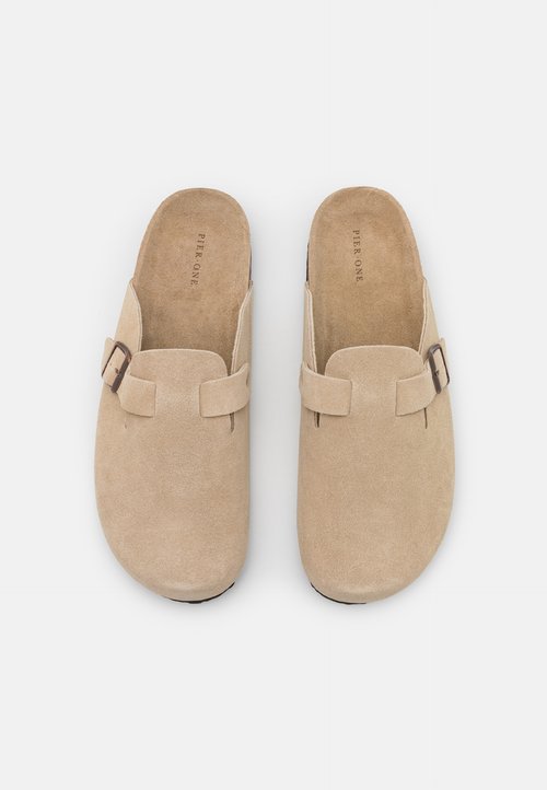JACK & JONES Homme Jfwlouis Sabots Daim - Mocassins Confortables Et Stylés