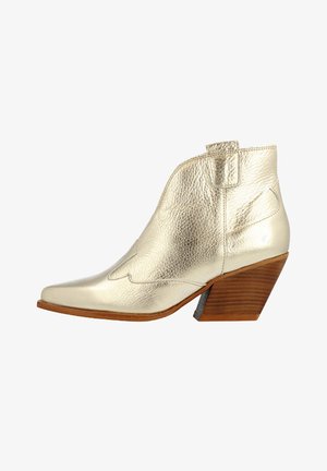 Red-Rag, WESTERN - Boots à talons - gold metallic