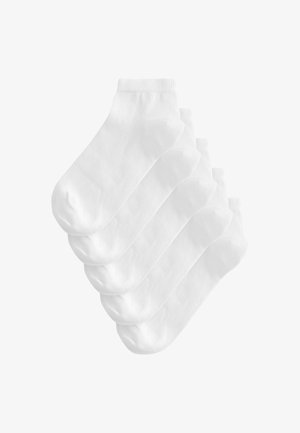 Next, BASIC TRAINER SOCKS 5 PACK - Nízke ponožky - white