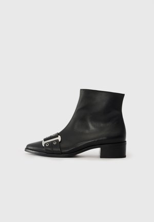 Täistallaga poolsaapad - foulard black