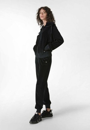 LOUNGE FULL  - Felpa con zip - black
