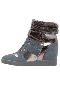 Armani Jeans Vysoké tenisky - anthracite
