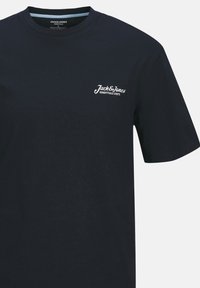 Jack & Jones FRONTPRINT 5PK - Tricou cu imprimeu - black white sky iceberg chambray