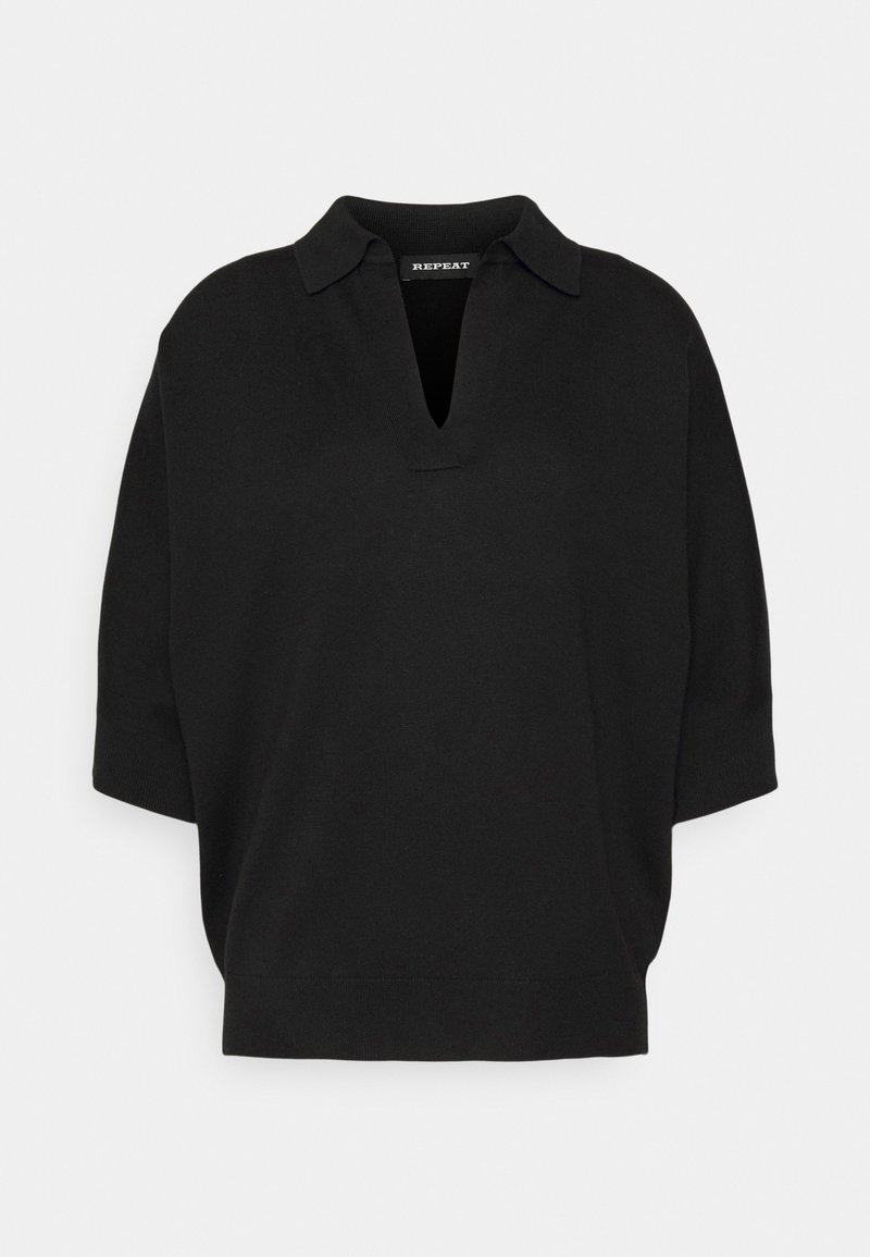 Repeat Strickpullover - black
