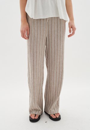 ELLIE - Trousers - alabasta stripe