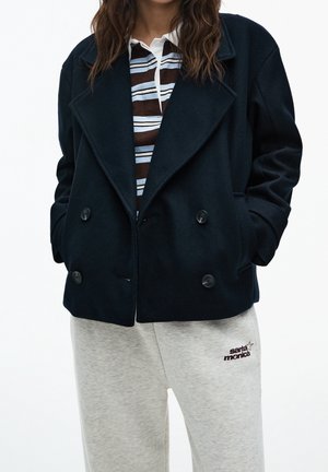 Blazer - mottled dark blue