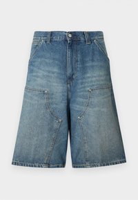 ADEN DOUBLE KNEE BRADENTON - Farmer rövidnadrágok - blue  grind washed