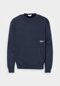 Não selecionado, blue