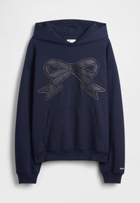GAP SANDY LIANG ADULT HEAVYWEIGHT BOW OVERSIZED HOODIE - Pusa - navy uniform