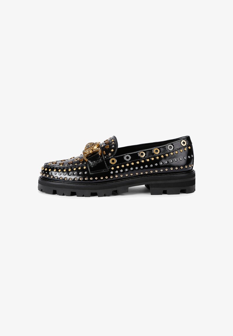 Kurt Geiger London MANSION STUD LOAFER - Scarpe senza lacci - black comb