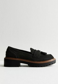 New Look CHUNKY TASSEL LOAFERS - Pantuflas - black