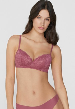 Sujetador con aros - pink