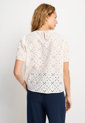 LASCANA, LASCANA KURZARMBLUSE - Bluse - creme