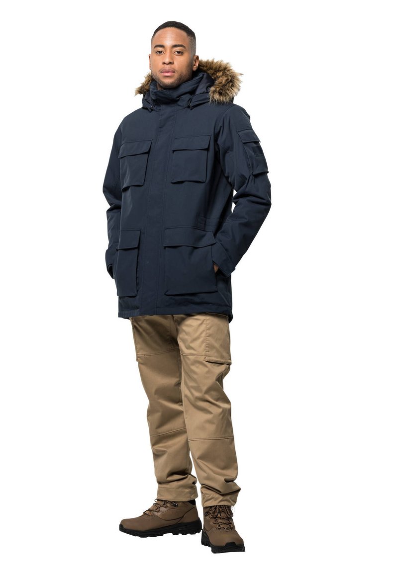 Jack Wolfskin GLACIER CANYON - Parka - night blue/donkerblauw - Zalando.nl